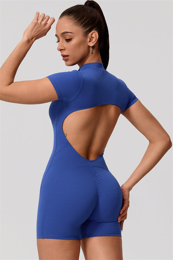 The Harmony Zip Romper - Glamourous Grace