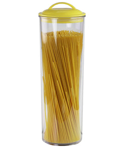 Reston Lloyd Spaghetti/Pasta Acrylic Canister with Air Tight Lid - Lemon