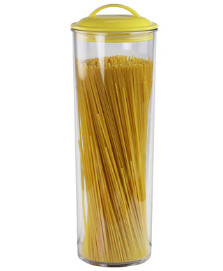 Reston Lloyd Spaghetti/Pasta Acrylic Canister with Air Tight Lid - Lemon
