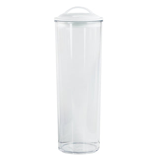 Reston Lloyd Spaghetti/Pasta Acrylic Canister with Air Tight Lid - White