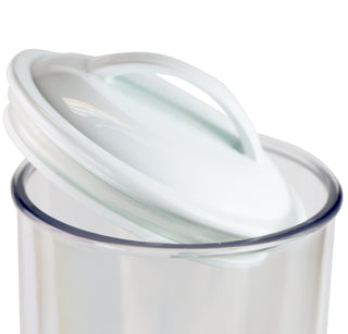 Reston Lloyd Spaghetti/Pasta Acrylic Canister with Air Tight Lid - White