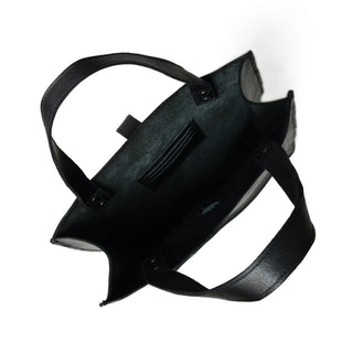 Ebony Elegance Leather Tote - Glamourous Grace