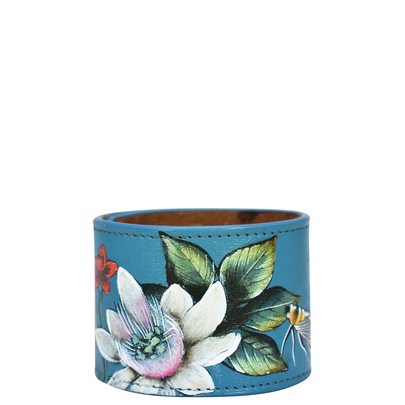 Painted Leather Cuff - 1176 - Glamourous Grace