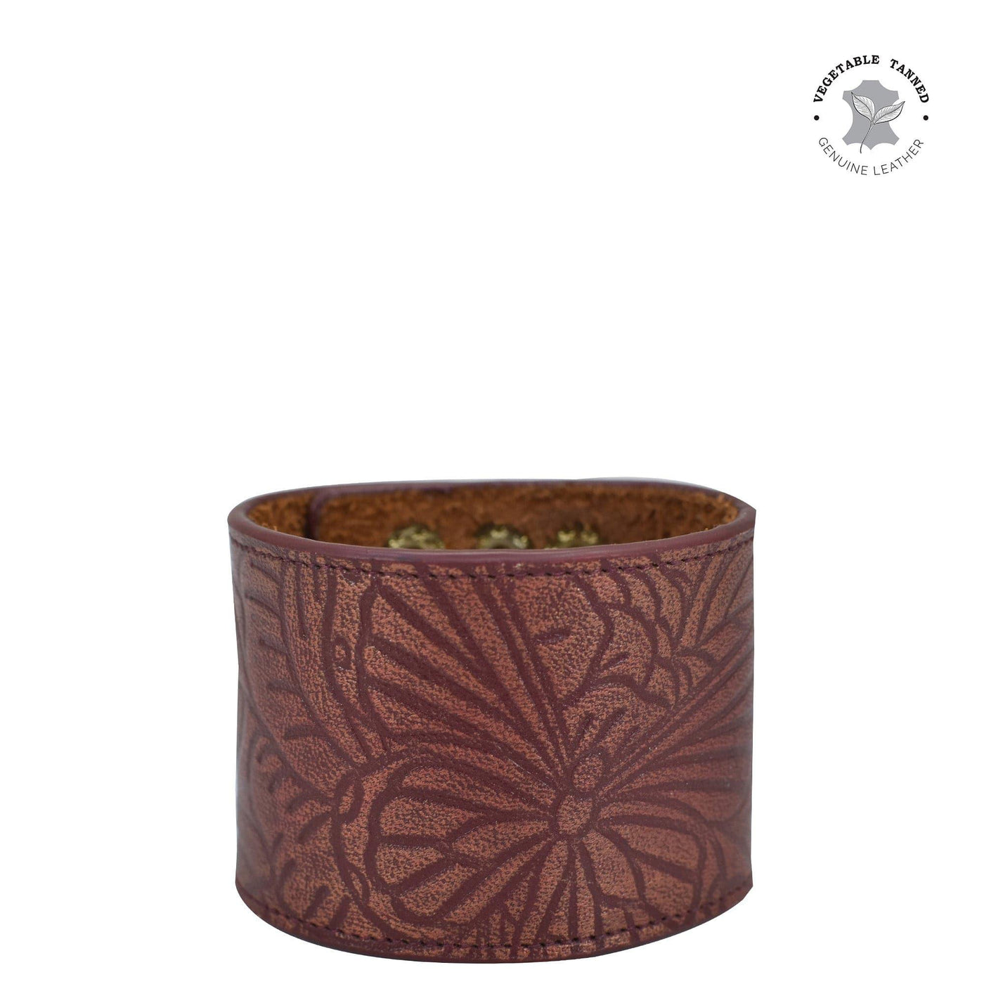 Painted Leather Cuff - 1176 - Glamourous Grace