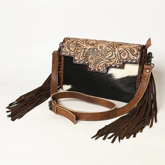 Westie Leather Crossbody Western Bag