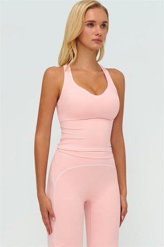 The Amara Crop Top Flared Leggings 2-Piece Set