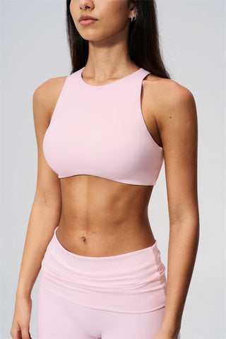 The Twirl Open Back Sports Bra Capri Leggings 2-Piece Set