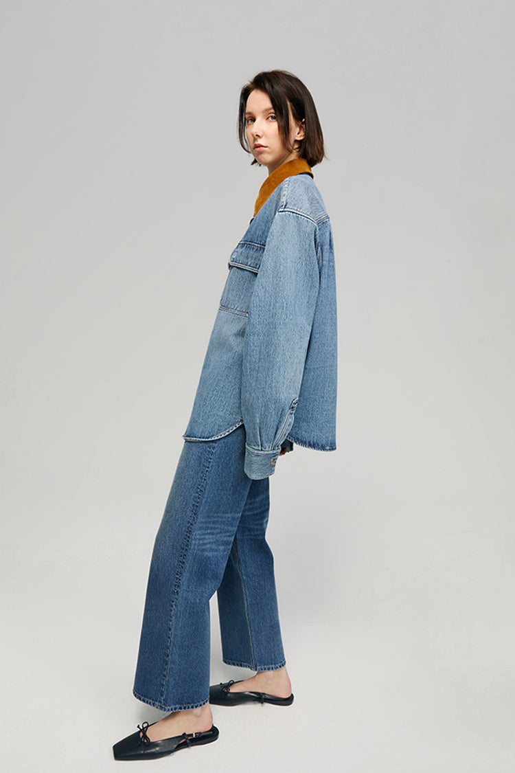 The Cityer Crop Wide Jeans HJ009 - Glamourous Grace