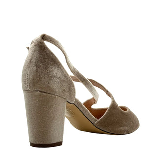 Oren Velvet Mary Jane Heels - Glamourous Grace