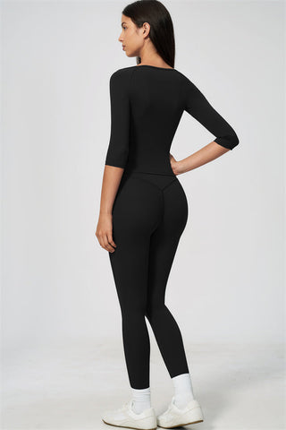 The RiseFit Half-Sleeve T-Shirt Leggings 2-Piece Set