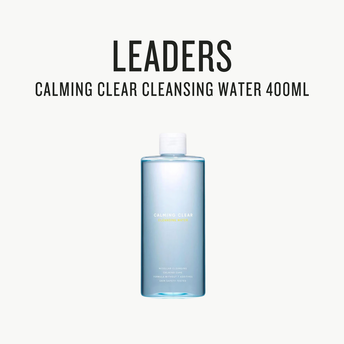 [ Flash Sale / LEADERS ] Calming Clear Cleansing Water 400ml - Glamourous Grace