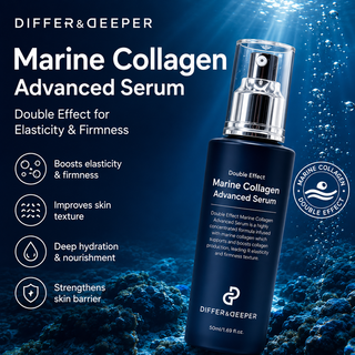 DIFFER&DEEPER Double Effect Marine Collagen Advanced Serum (50ml) - Glamourous Grace