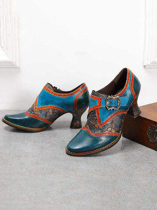 Kaisley Hand Embossed Leather Shoes