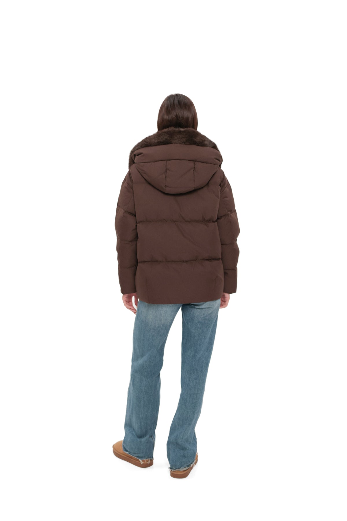 Michelle Genuine Fur Trim Down Parka