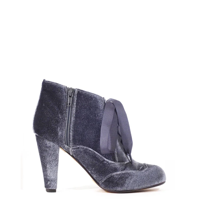 Taylor Velvet Enchanting Booties - Glamourous Grace