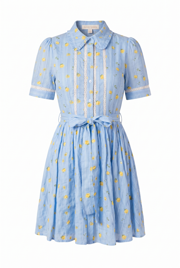 STARLIT SKIES WOVEN MINI DRESS - Glamourous Grace