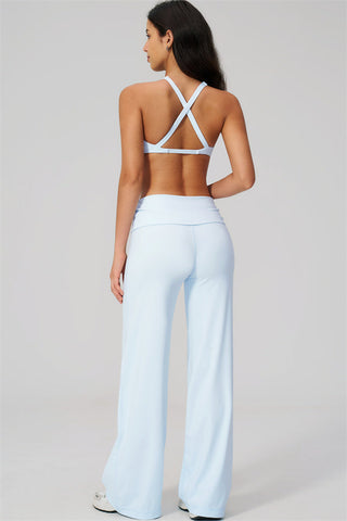 The Daring Sports Bra Straight Leg Pants 2-Piece Set