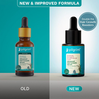 Pilgrim Redensyl 3% + Anagain 4% + 5% Capilia Stem Advanced Hair Growth Serum with Korean Black Rice