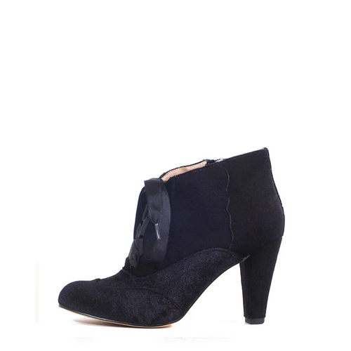 Taylor Velvet Enchanting Booties - Glamourous Grace