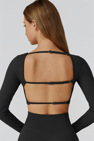The Reign Long Sleeve Crop Top