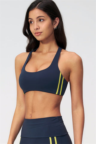 The Evoke Racerback Sports Bra Capri Leggings 2-Piece Set