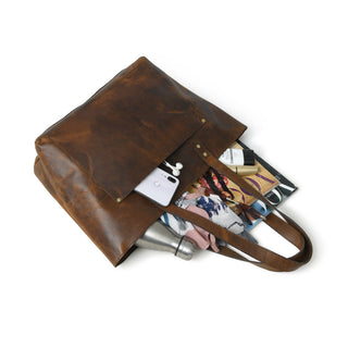 Essential Work Tote - Brown - Glamourous Grace