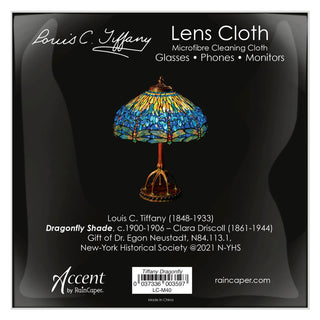 Tiffany Dragonfly Microfiber Lens Cleaning Cloth – Soft, Non-Abrasive, Art-Inspired
