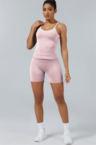 The Elevate Crop Top Shorts 2-Piece Set
