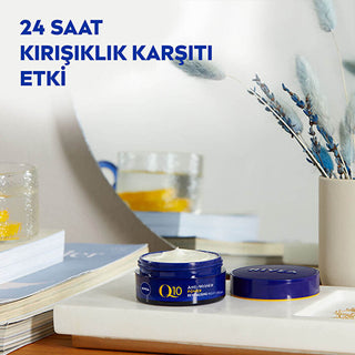 Nivea Q10 Wrinkle Reducing Night Cream 50ml - Advanced Formula | Anti-Aging - Glamourous Grace