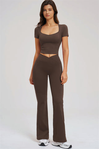 The Sizzle T-shirt Flared Leggings 2-Piece Set
