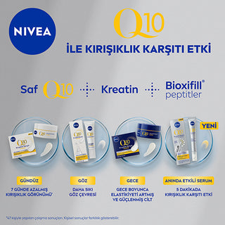 Nivea Q10 Wrinkle Reducing Eye Cream 15ml - Firming Formula | Anti-Aging - Glamourous Grace