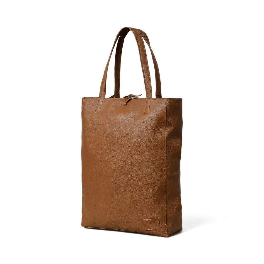 Café Chic Women's Leather Tote Bag - Glamourous Grace