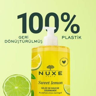 Nuxe Sweet Lemon Delightful Shower Gel: Refreshing & Fragrant - 750ml Large Size for Long Lasting Use - Glamourous Grace