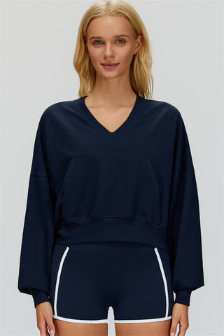 The Whisper V-Neck Hoodie