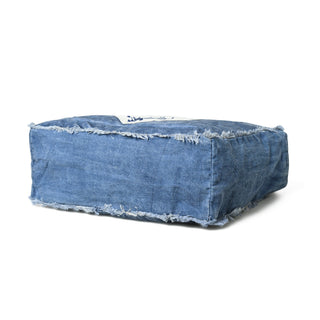 Denim Boho Chic Canvas Shoulder Bag - Glamourous Grace