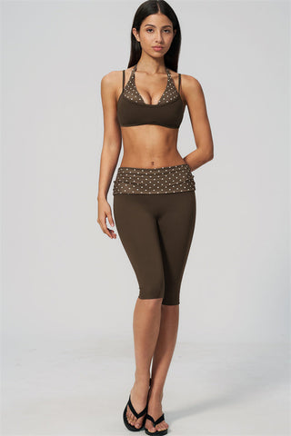 The Enliven Sports Bra Capri Leggings 2-Piece Set