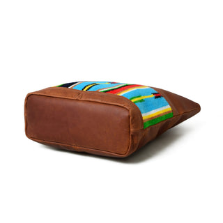 Multicoloured Leather Tote Bag - Glamourous Grace