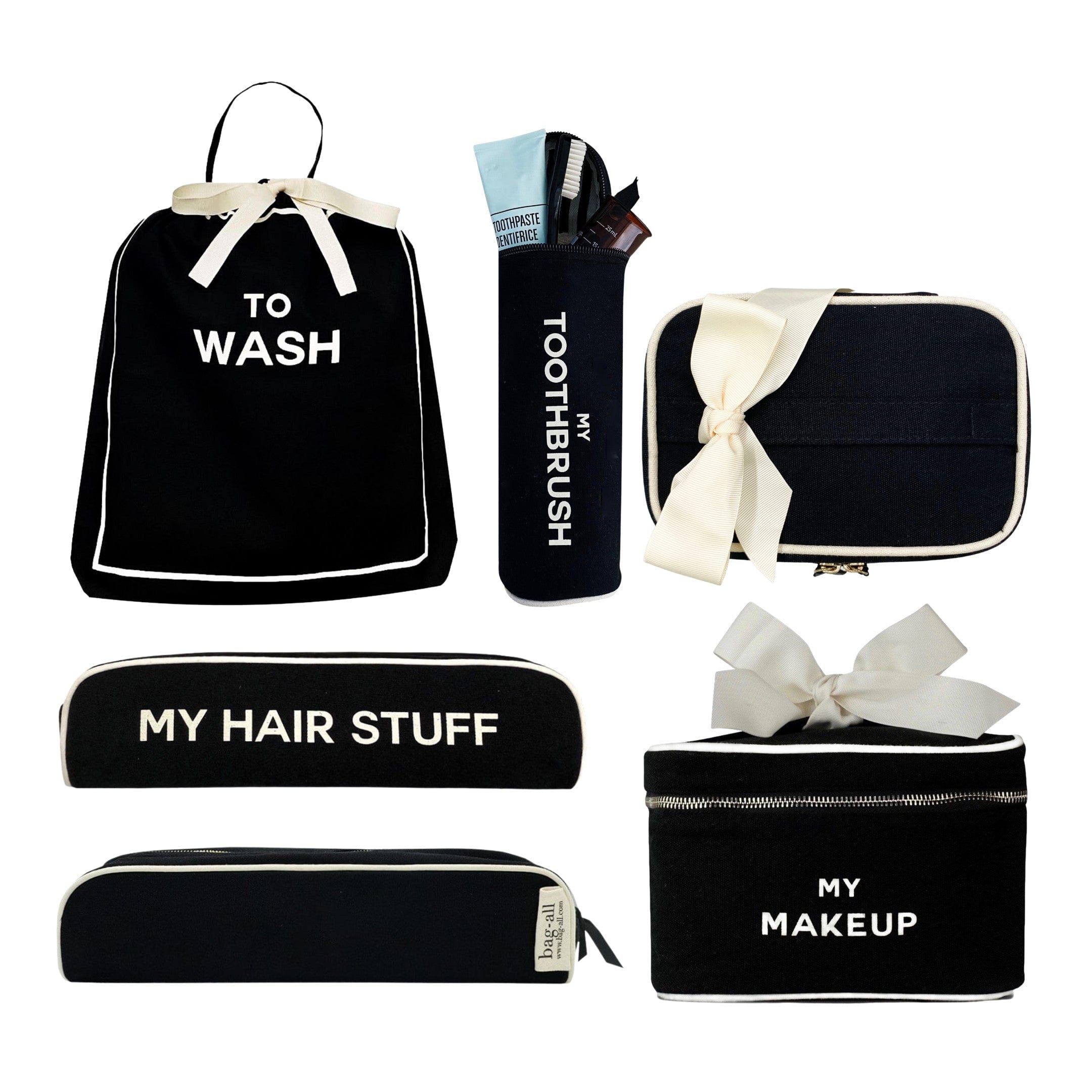 Deal Gift Set, 4-pack Travel & Home, Black - Glamourous Grace
