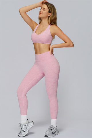 The Radiance Racerback Sports Bra Leggings 2-Piece Set