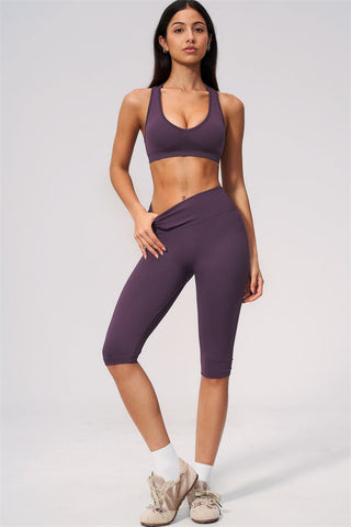 The Allure Sports Bra Capri Leggings 2-Piece Set