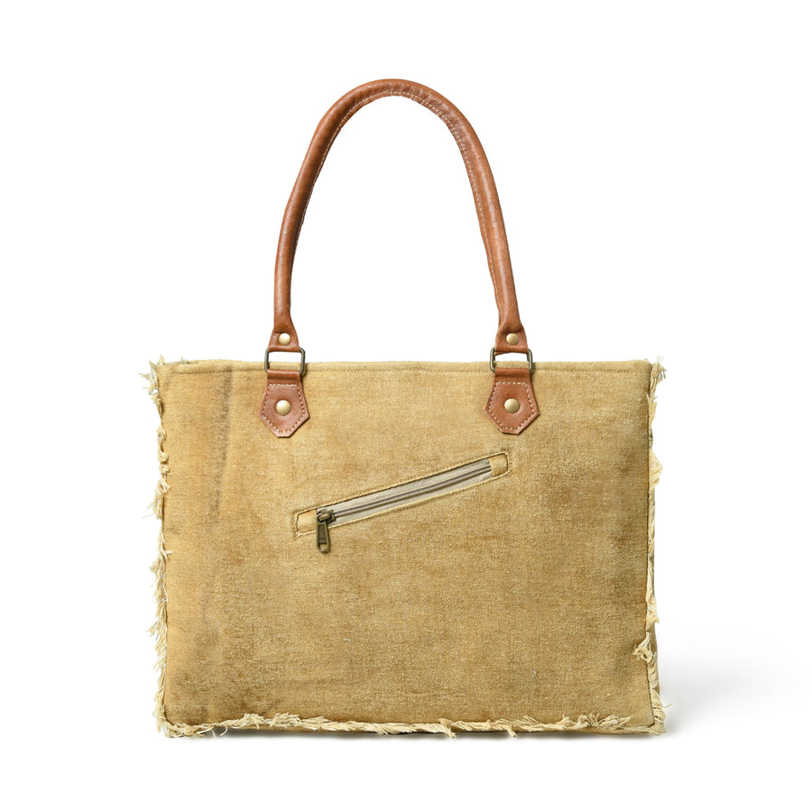 Nordic Charm Canvas Shoulder Tote Bag - Glamourous Grace