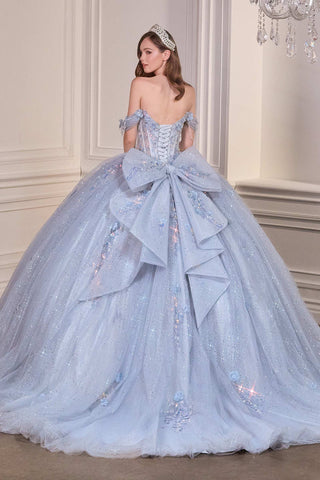 Ladivine 15728 Off Shoulder Quinceanera Ball Gown - Glamourous Grace