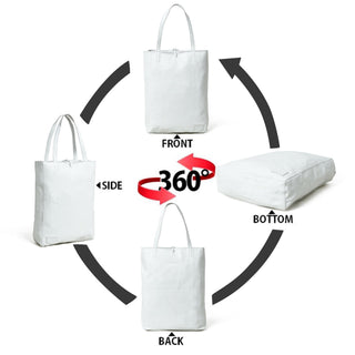 White Leather Shoulder Tote Bag - Glamourous Grace