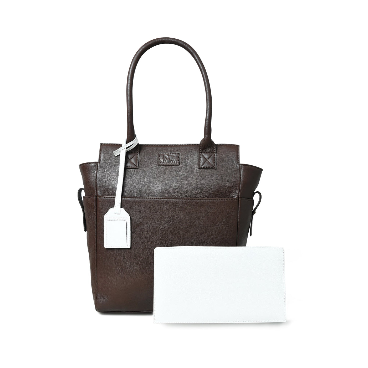 Chestnut Charm Brown Leather Tote - Glamourous Grace