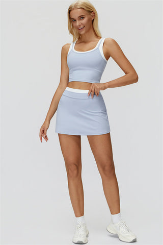 The Canyon Crop Tank Skirt 2-Piece Set