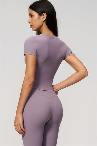 The Zura T-shirt Capri Leggings 2-Piece Set