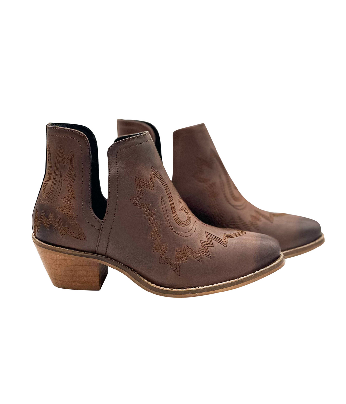 Kickin' Booties in Brown - Glamourous Grace