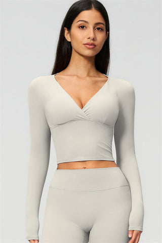 The Lox Long Sleeve Crop top Leggings 2-Piece Set