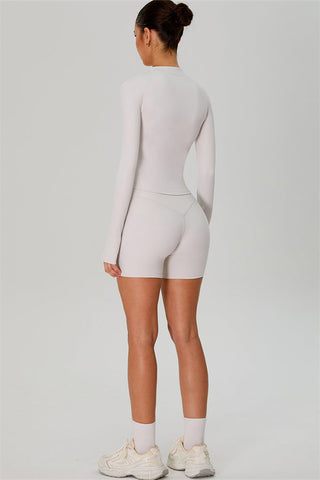 The Jewel Zip Jacket Shorts 2-Piece Set