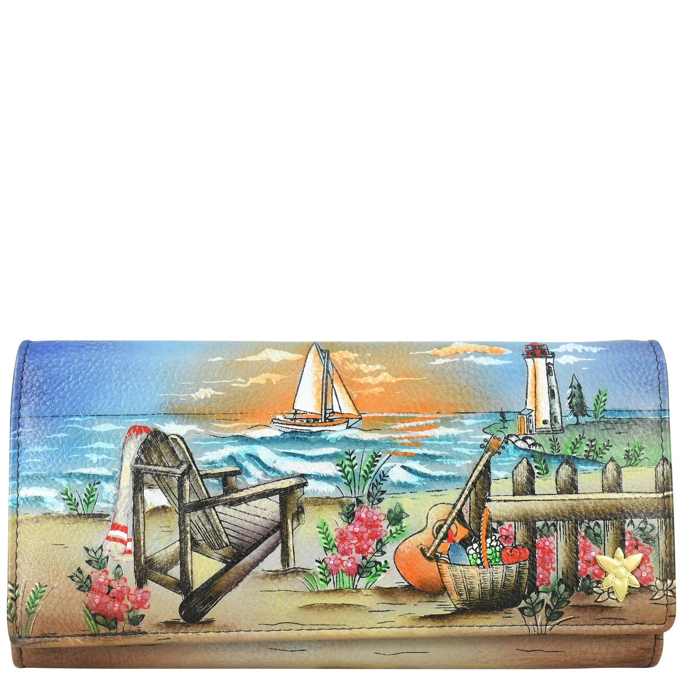 Three Fold RFID Clutch - 1774 - Glamourous Grace